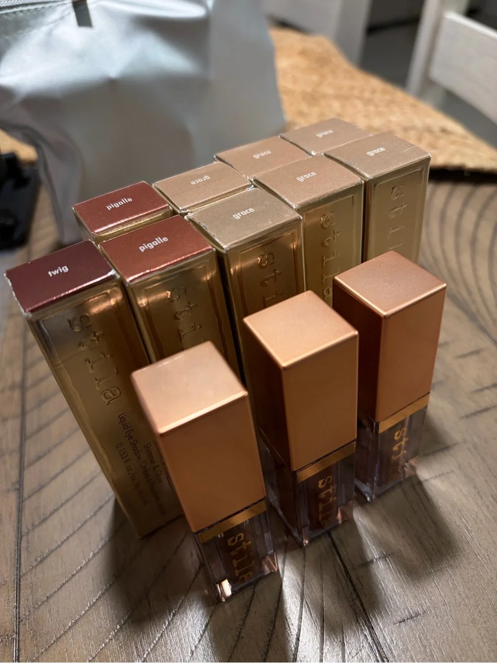 Stila Longwear Liquid eyeshadow bundle- 9pcs Reseller bundle NWT